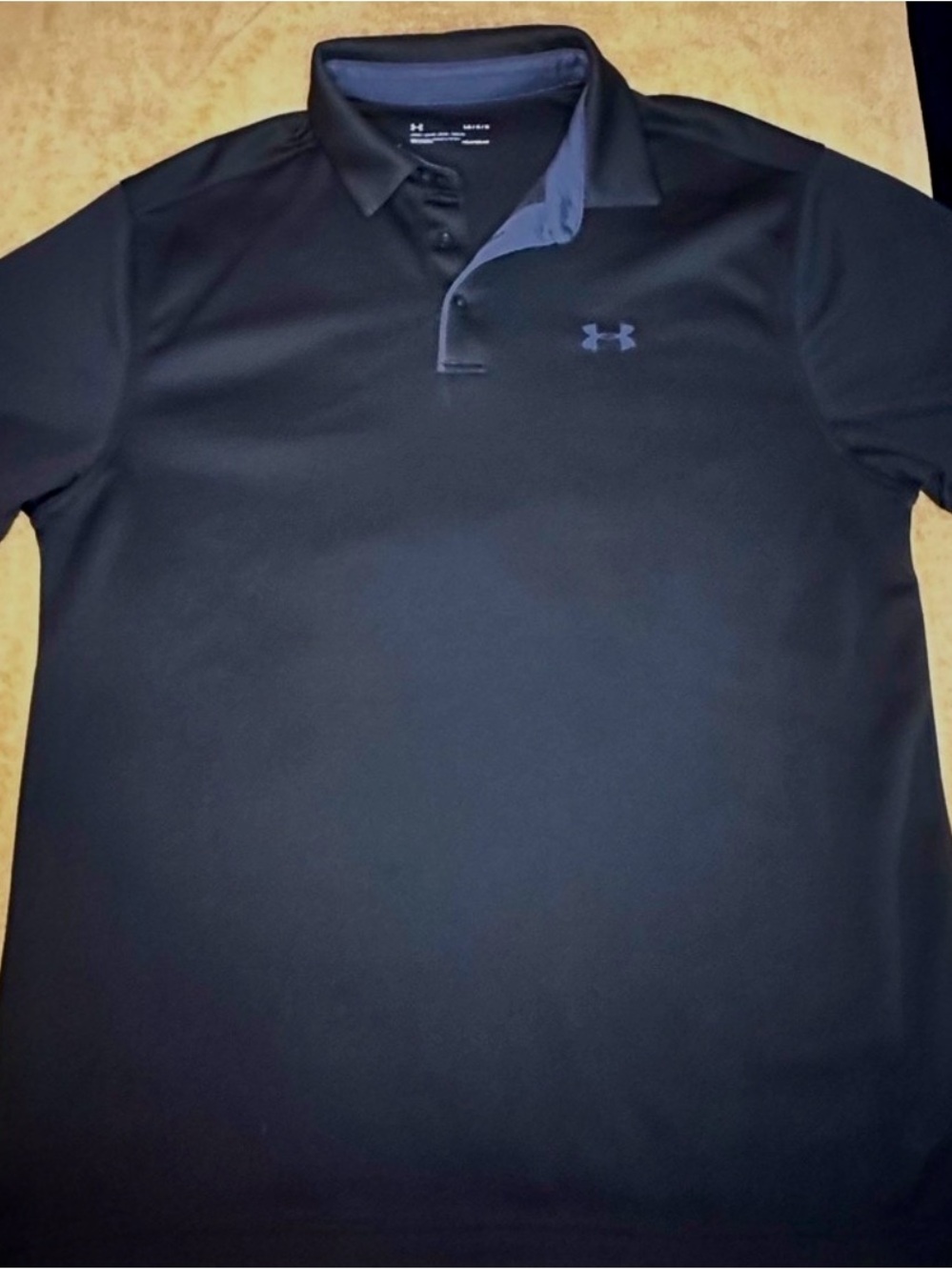 Under Armour Men's Dark Gray Polo Shirt
